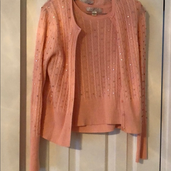 Cashmere sweater set